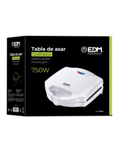 Sandwichera doble 750W. EDM 2