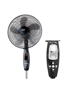 Ventilador de pie negro 45W... 2
