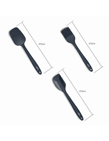 Set 3 utensilios de cocina Grey Lacor