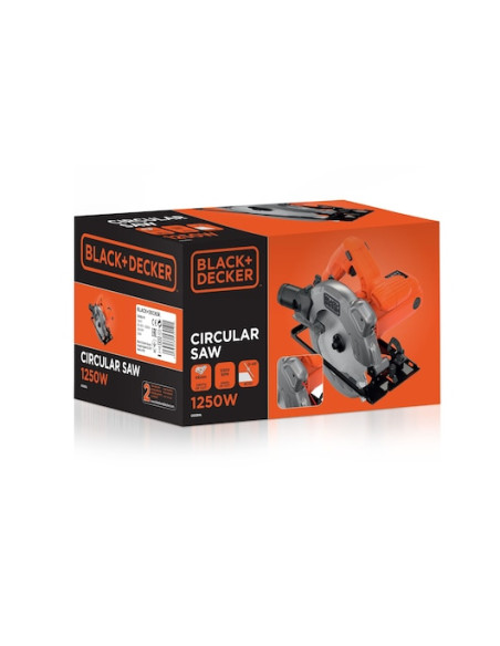 Sierra circular CS1250L-QS Black+Decker