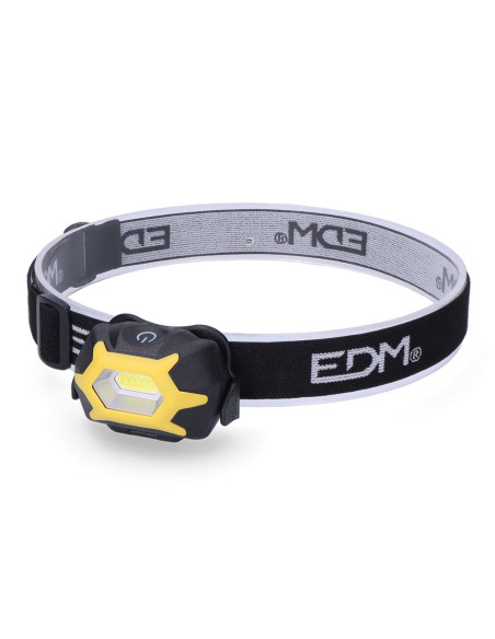 Linterna frotal a pilas EDM