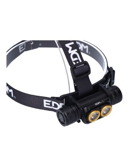 Linterna frontal 40W recargable 3000lm EDM