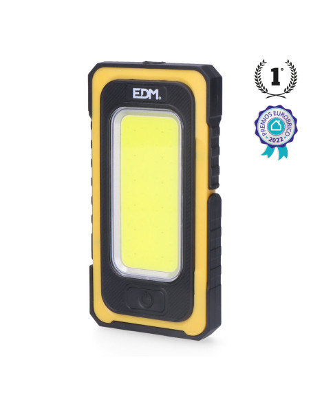 Linterna led  powerbank recargable solar EDM