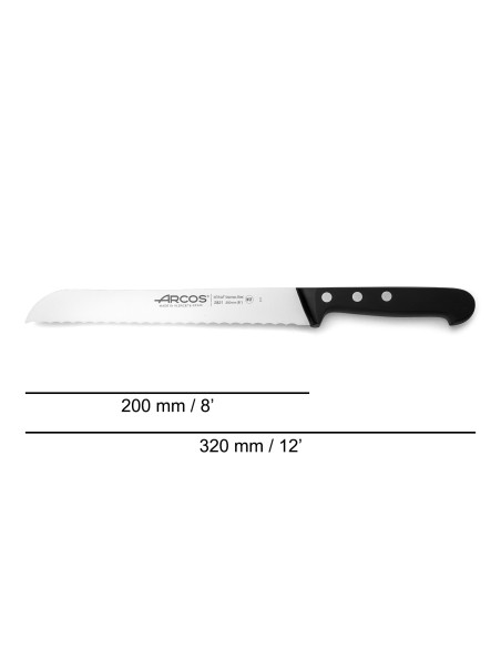 Cuchillo panero 200mm Serie Universal Arcos