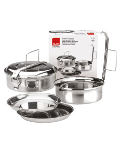 Fiambrera con platos inox... 2