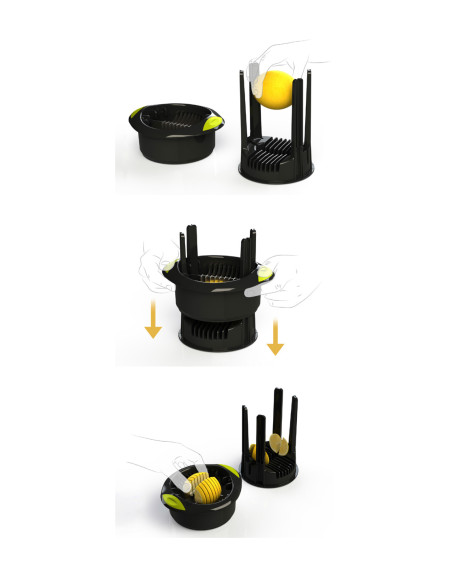 Cortador de limones en media luna Ibili