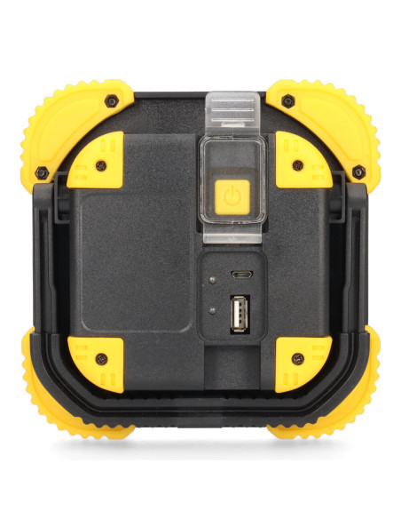 Linterna foco led recargable función power bank EDM