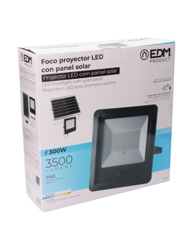 Foco proyector led 300W con panel...