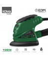 Lijadora tipo mouse 105w 14,1x14,5cm koma tools