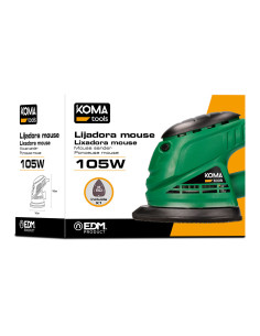 Lijadora tipo mouse 105w 14,1x14,5cm koma tools 2
