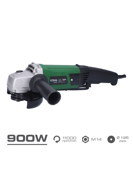 Amoladora electrica 900W Ø125mm Koma Tools