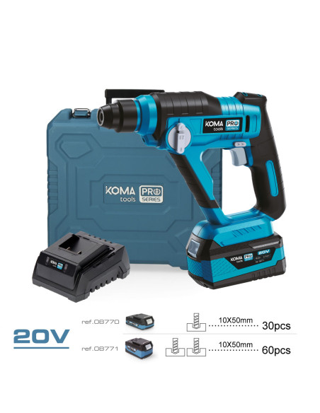 Taladro martillo perforador 20V SDS-Plus Pro Series Koma